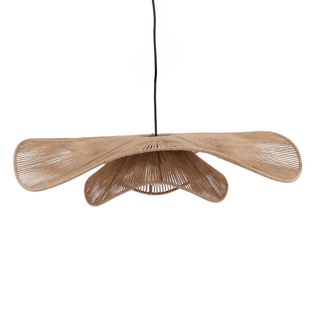 Henry & Mason - Zorat Iron Frame with Natural Jute Rope Hanging Pendant Light - DV7796 veiw 1