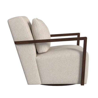 HF Custom - Creighton Exposed Wood Swivel Chair - 4143-400558-09-PALI veiw 5