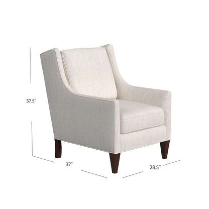 HF Custom - Hand Over Heart Club Chair - 1076-400558-04-PALI veiw 2