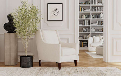 HF Custom - Hand Over Heart Club Chair - 1076-400558-04-PALI veiw 3