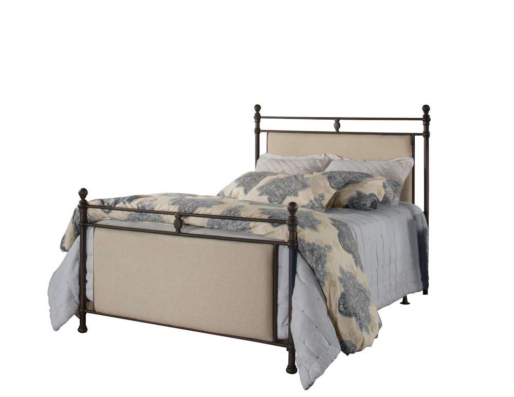 Hillsdale Furniture - Ashley King Upholstered Panel Headboard with Frame, Linen Stone - 2137BKR veiw 1