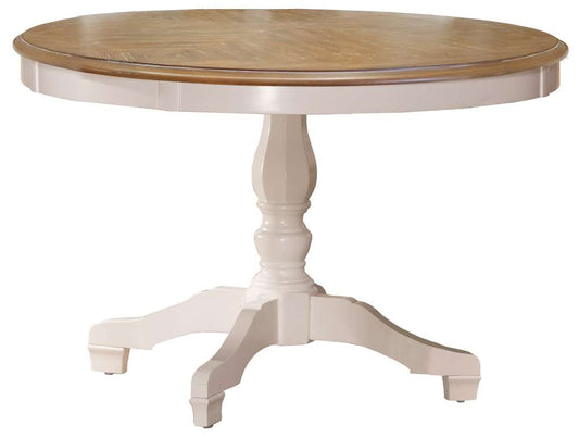 Hillsdale Furniture - Bayberry Round Dining Table, White - 5753DTB veiw 1