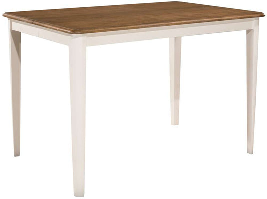 Hillsdale Furniture - Bayberry Wood Counter Height Extension Dining Table, White - 5791-835 veiw 1