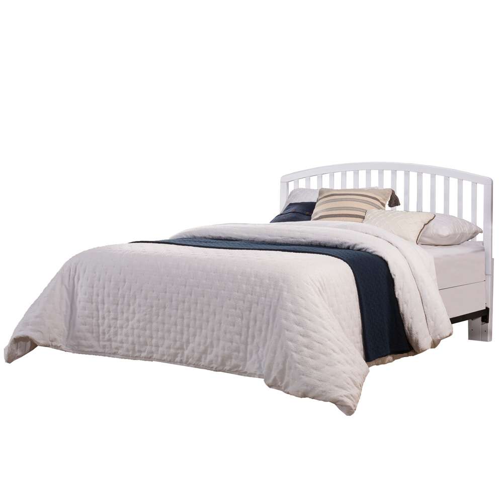 Hillsdale Furniture - Carolina Wood Full/Queen Headboard with Frame, White - 1109HFQR veiw 1