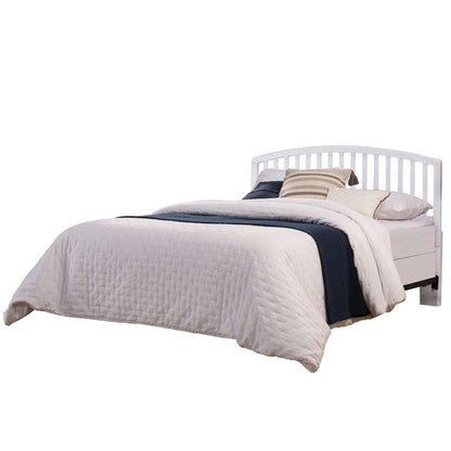 Hillsdale Furniture - Carolina Wood Full/Queen Headboard with Frame, White - 1109HFQR veiw 1
