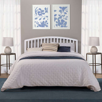 Hillsdale Furniture - Carolina Wood Full/Queen Headboard with Frame, White - 1109HFQR veiw 3