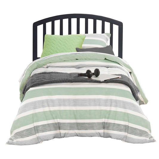 Hillsdale Furniture - Carolina Wood Twin Headboard with Frame, Black - 1592HTWR veiw 1