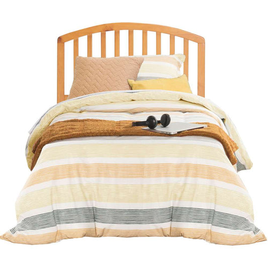 Hillsdale Furniture - Carolina Wood Twin Headboard with Frame, Country Pine - 1108HTWR veiw 1