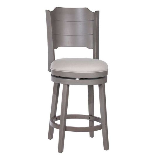 Hillsdale Furniture - Clarion Wood Counter Height Swivel Stool, Distressed Gray - 4541-826 veiw 1