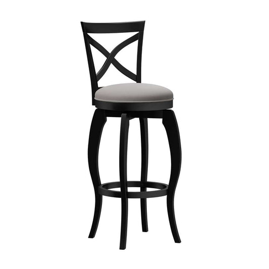 Hillsdale Furniture - Ellendale Wood Swivel Bar Height Stool, Black - 5218-830 veiw 1