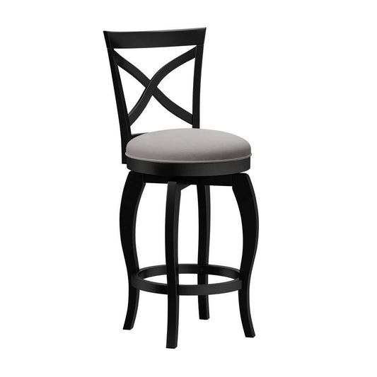 Hillsdale Furniture - Ellendale Wood Swivel Counter Height Stool, Black - 5218-826 veiw 1