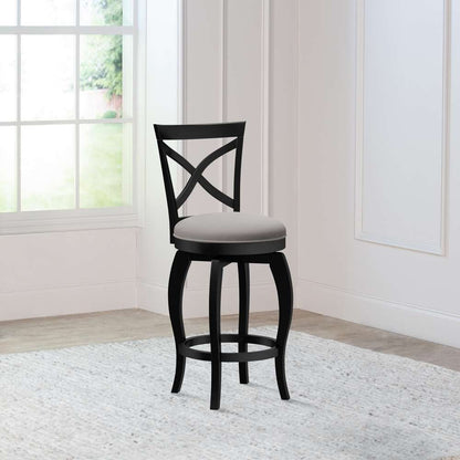 Hillsdale Furniture - Ellendale Wood Swivel Counter Height Stool, Black - 5218-826 veiw 3