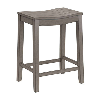 Hillsdale Furniture - Fiddler Wood Backless Counter Height Stool, Aged Gray - 4583-827 veiw 1