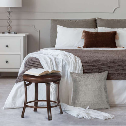 Hillsdale Furniture - Hastings Backless Metal Vanity Stool, Antique Bronze - 50975A veiw 4