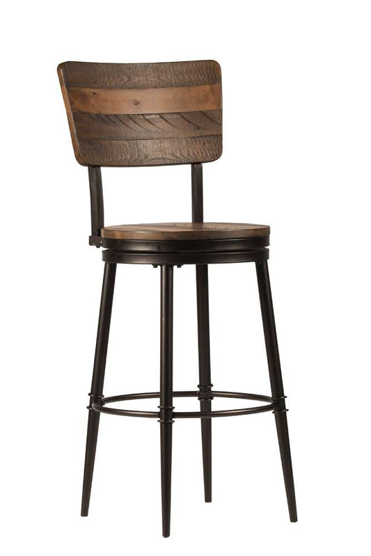 Hillsdale Furniture - Jennings Metal Bar Height Swivel Stool, Brown - 4022-830 veiw 1