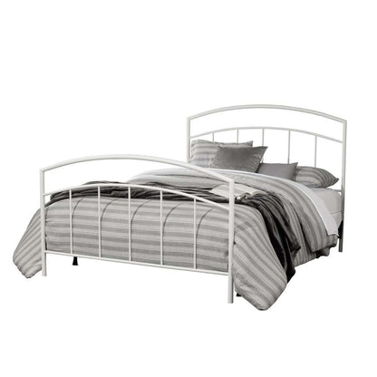 Hillsdale Furniture - Julien Queen Metal Bed, Textured White - 1280BQR view 1