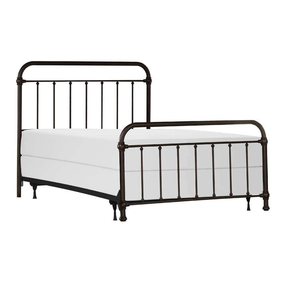 Hillsdale Furniture - Kirkland Metal King Bed, Dark Bronze - 1863BKR veiw 1
