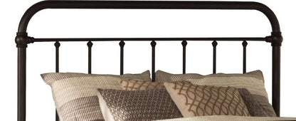 Hillsdale Furniture - Kirkland Metal King Headboard with Frame, Dark Bronze - 1863HKR veiw 1