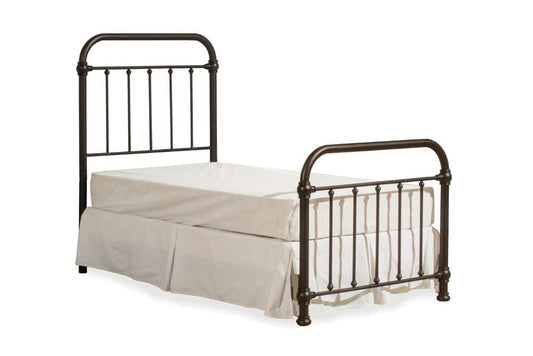 Hillsdale Furniture - Kirkland Metal Twin Bed, Dark Bronze - 1863BTWR veiw 1