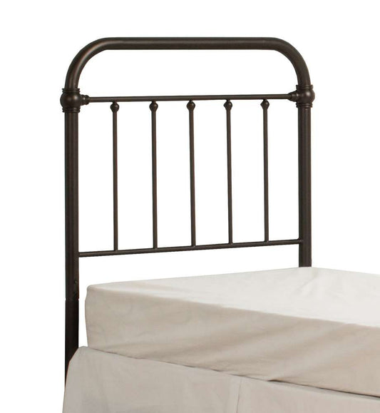 Hillsdale Furniture - Kirkland Metal Twin Headboard with Frame, Dark Bronze - 1863HTWR veiw 1