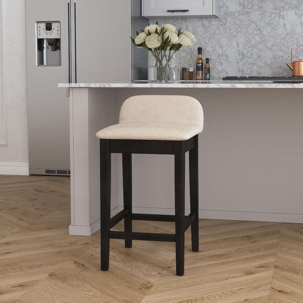 Hillsdale Furniture - Maydena Wood Counter Height Stool, Black - 5215-826 veiw 2