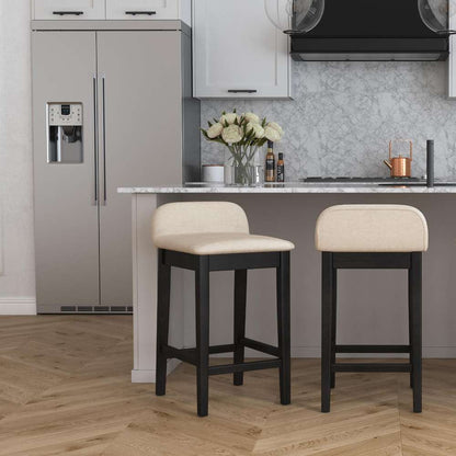 Hillsdale Furniture - Maydena Wood Counter Height Stool, Black - 5215-826 veiw 4