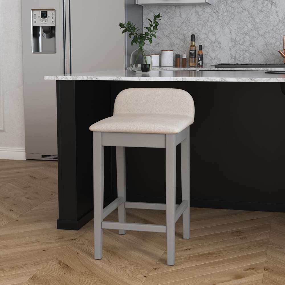 Hillsdale Furniture - Maydena Wood Counter Height Stool, Distressed Gray - 4741-826 veiw 2