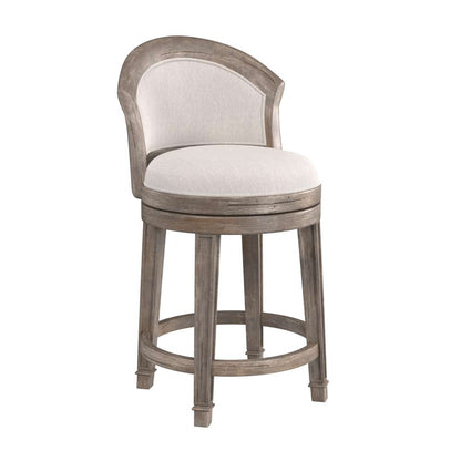 Hillsdale Furniture - Monae Wood Counter Height Swivel Stool, Distressed Dark Gray - 4707-826H veiw 1