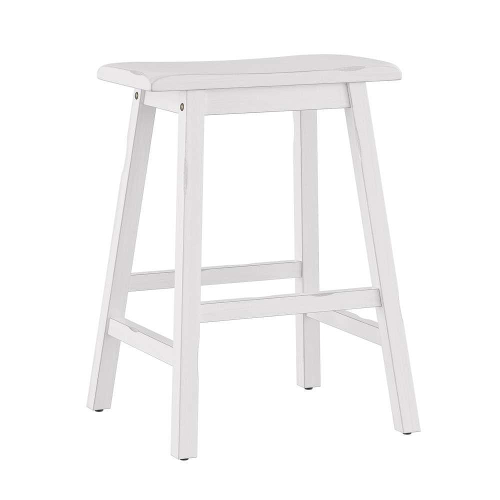 Hillsdale Furniture - Moreno Wood Backless Counter Height Stool, Sea White - 5580-827A veiw 1