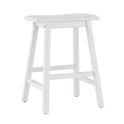 Hillsdale Furniture - Moreno Wood Backless Counter Height Stool, Sea White - 5580-827A veiw 1