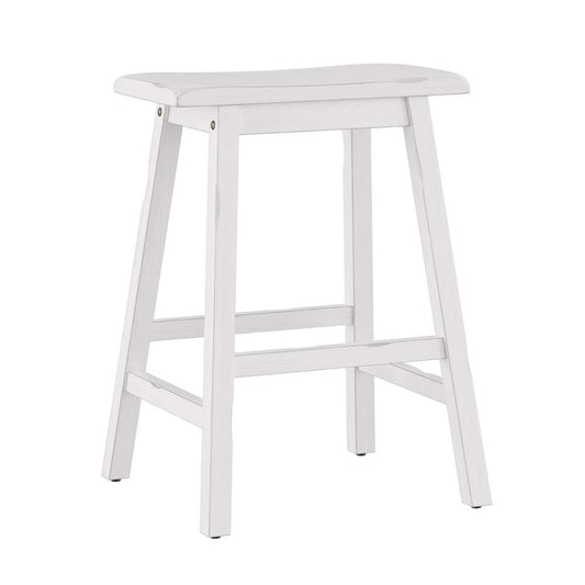 Hillsdale Furniture - Moreno Wood Backless Counter Height Stool, Sea White - 5580-827A veiw 1