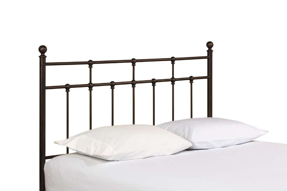 Hillsdale Furniture - Providence Metal Full/Queen Headboard and Frame with Spindle Design, Antique Bronze - 380HFQR veiw 1