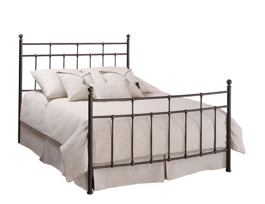 Hillsdale Furniture - Providence Queen Metal Bed, Antique Bronze - 380BQR veiw 1