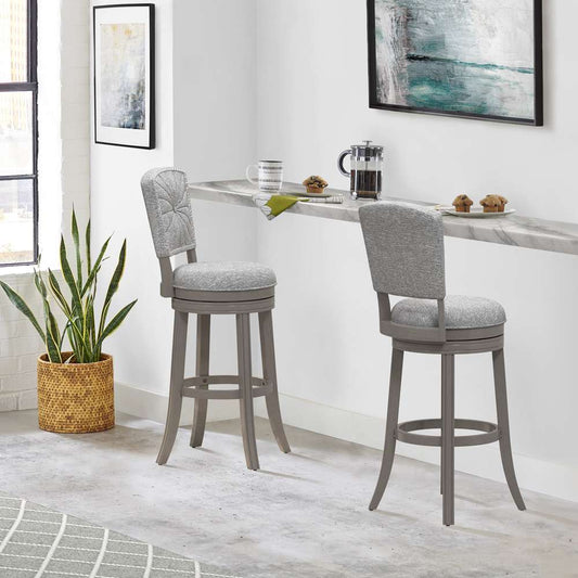 Hillsdale Furniture - Santa Clara II Swivel Bar Height Stool, Antique Gray - 4841-833 veiw 2