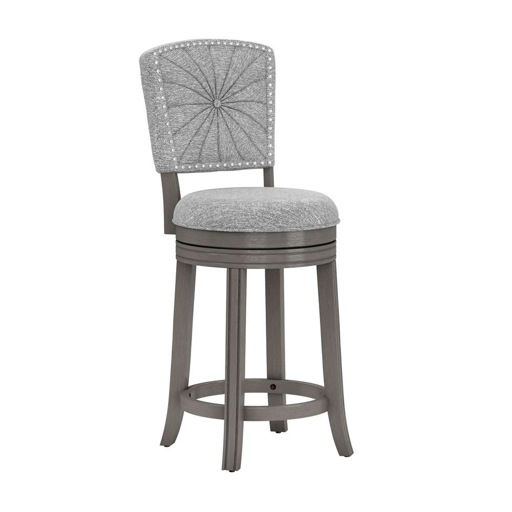 Hillsdale Furniture - Santa Clara II Swivel Counter Height Stool, Antique Gray - 4841-829 veiw 1