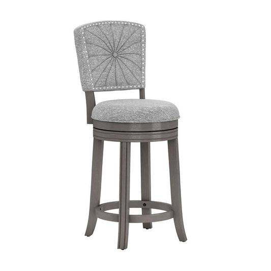Hillsdale Furniture - Santa Clara II Swivel Counter Height Stool, Antique Gray - 4841-829 veiw 1