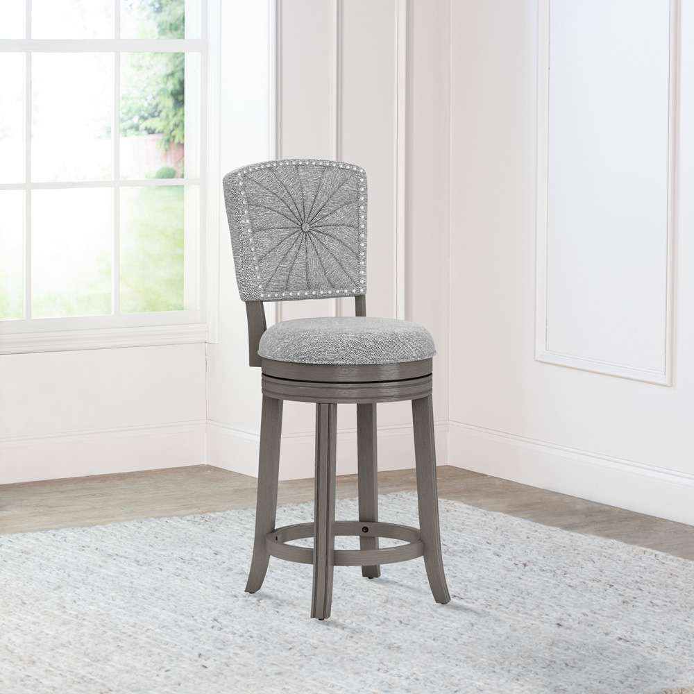 Hillsdale Furniture - Santa Clara II Swivel Counter Height Stool, Antique Gray - 4841-829 veiw 3