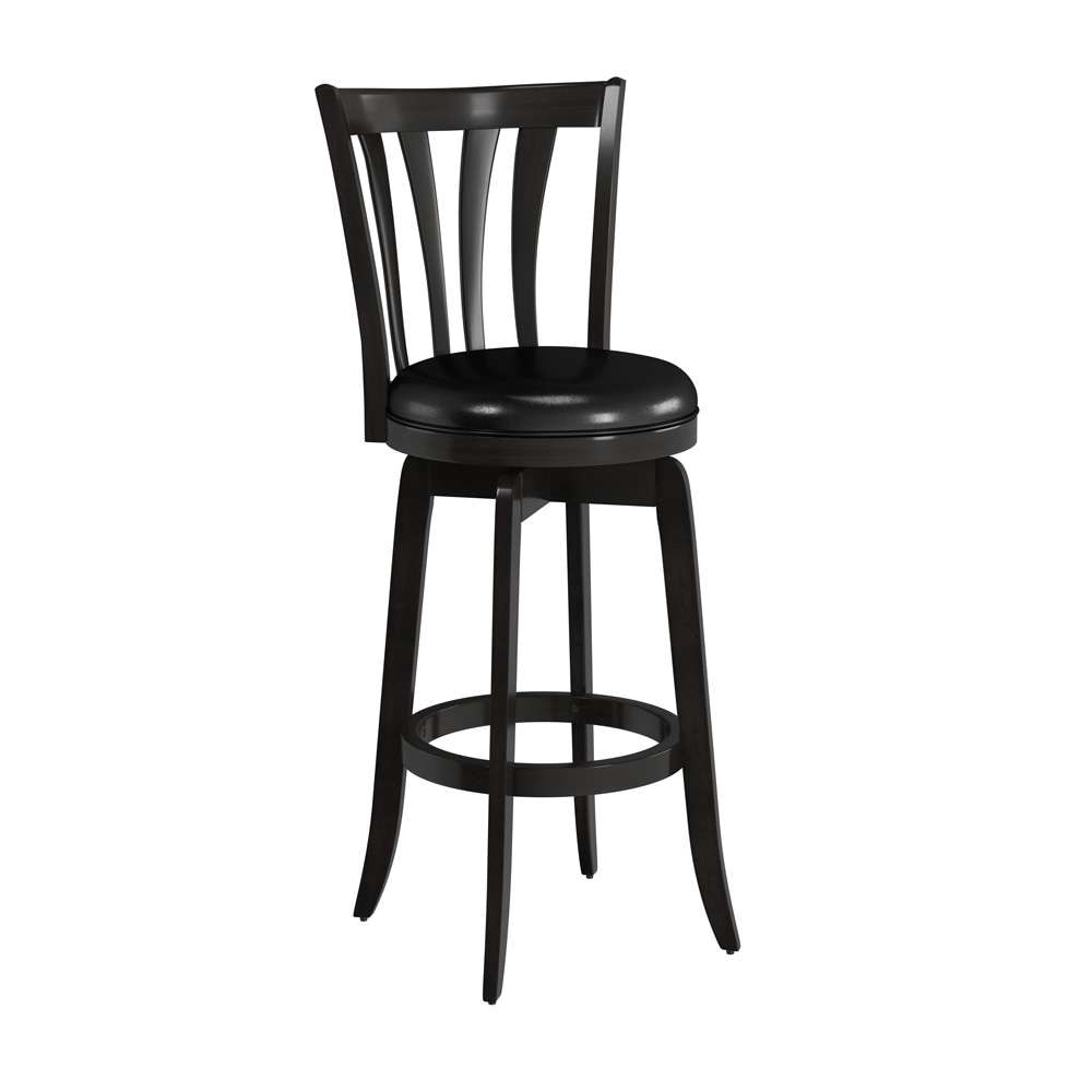 Hillsdale Furniture - Savana Wood Bar Height Swivel Stool, Black - 4495-831 veiw 1