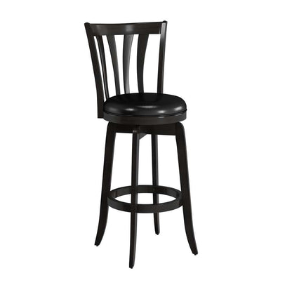 Hillsdale Furniture - Savana Wood Bar Height Swivel Stool, Black - 4495-831 veiw 1