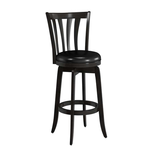 Hillsdale Furniture - Savana Wood Bar Height Swivel Stool, Black - 4495-831 veiw 1