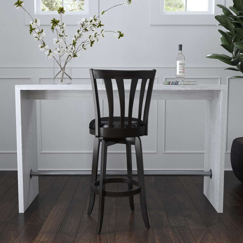 Hillsdale Furniture - Savana Wood Bar Height Swivel Stool, Black - 4495-831 veiw 3
