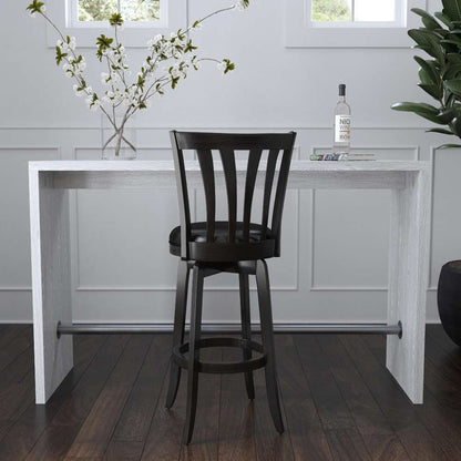 Hillsdale Furniture - Savana Wood Bar Height Swivel Stool, Black - 4495-831 veiw 3