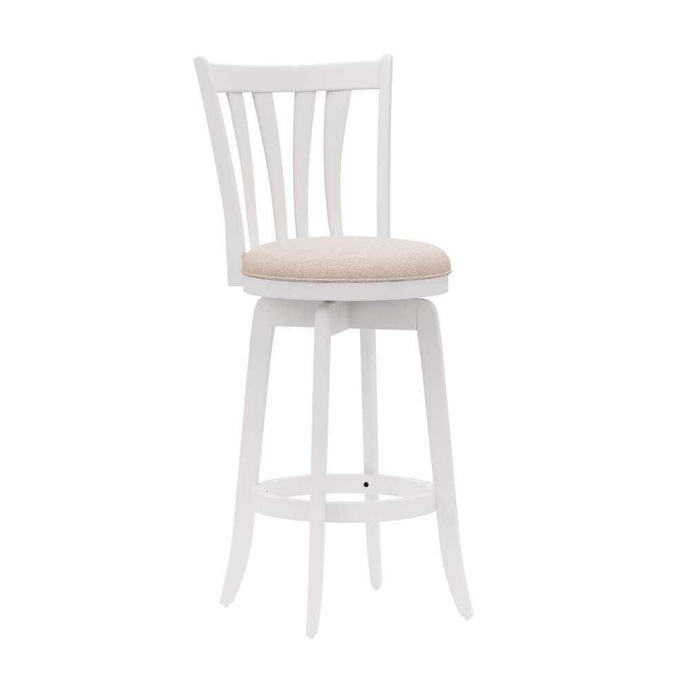 Hillsdale Furniture - Savana Wood Bar Height Swivel Stool, White - 5272-830 veiw 1