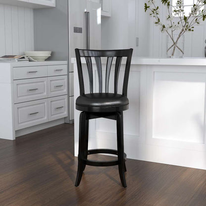 Hillsdale Furniture - Savana Wood Counter Height Swivel Stool, Black - 4495-827 veiw 2