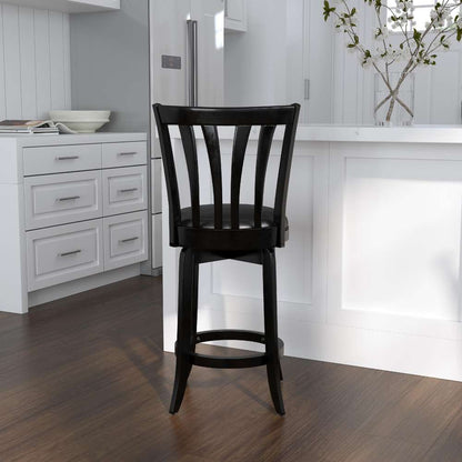 Hillsdale Furniture - Savana Wood Counter Height Swivel Stool, Black - 4495-827 veiw 3