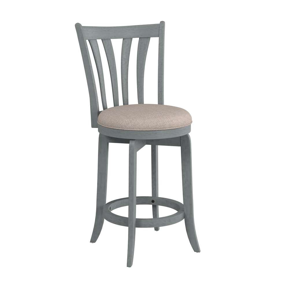Hillsdale Furniture - Savana Wood Counter Height Swivel Stool, Blue Wire Brush - 4617-826 veiw 1