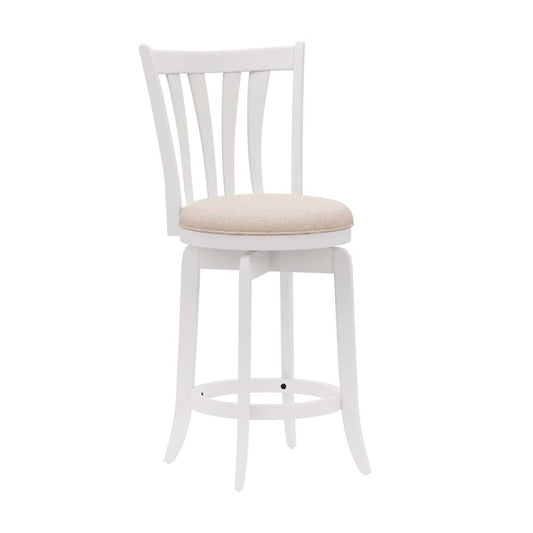 Hillsdale Furniture - Savana Wood Counter Height Swivel Stool, White - 5272-826 veiw 1