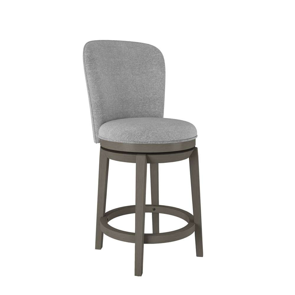 Hillsdale Furniture - Victoria Wood Counter Height Swivel Stool, Antique Gray - 5514-826 veiw 1