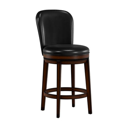 Hillsdale Furniture - Victoria Wood Counter Height Swivel Stool, Dark Chestnut - 5101-826 veiw 1