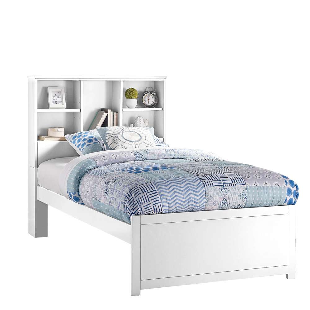 Hillsdale Kids and Teen - Caspian Twin Bookcase Bed, White - 2179-330 veiw 1